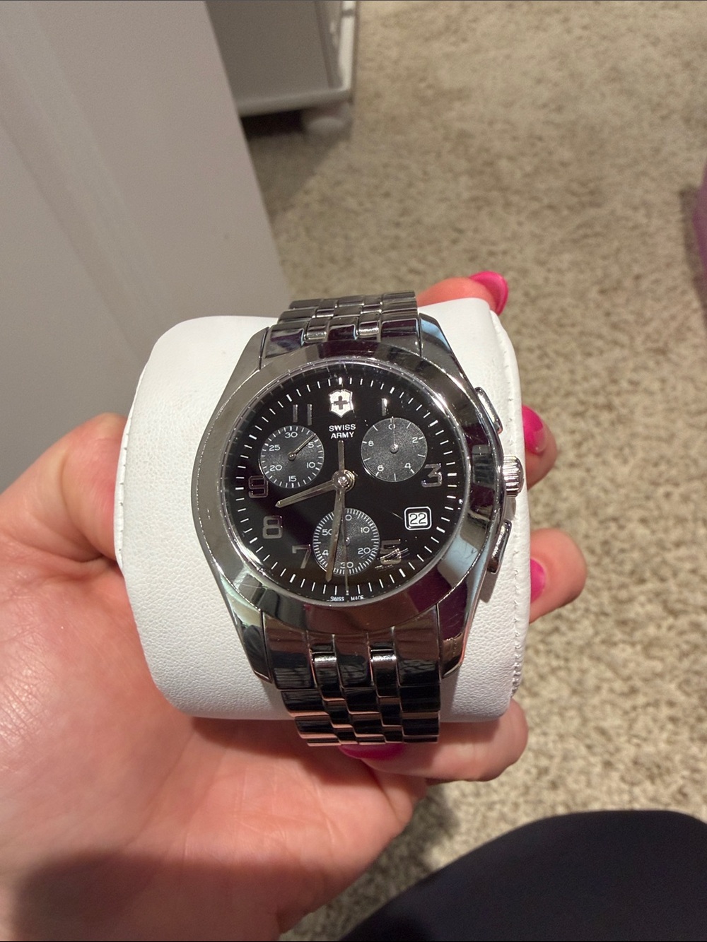 Swiss Army Victorinox Silver Watch - Picture 6 of 7